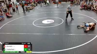 70 lbs Round 1 (3 Team) - Colin Satterfield, Eastside vs Jaxon Burnett, Ninety Six