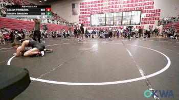165 lbs Rr Rnd 2 - Lillian Primeaux, Mojo Grappling Academy vs Jordyn Gregory, Harrah Little League Wrestling