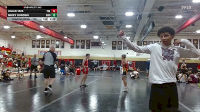 High School - 116 lbs Round 1 (3 Team) - Mikey Koroski, Warren Hills vs Julian Tate, Phillipsburg