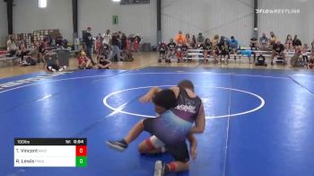 100 lbs Consolation - Tucker Vincent, Maize WC vs Rosco Lewis, Prodigy WC