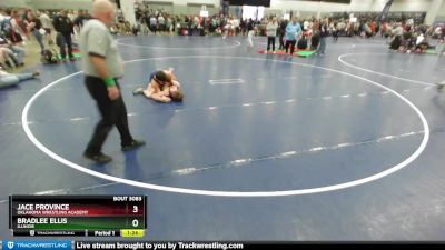 144 lbs Champ. Round 4 - Jace Province, Oklahoma Wrestling Academy vs Bradlee Ellis, Illinois