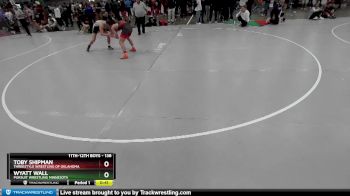 138 lbs Cons. Round 5 - Toby Shipman, Threestyle Wrestling Of Oklahoma vs Wyatt Wall, Pursuit Wrestling Minnesota