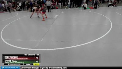 138 lbs Cons. Round 5 - Toby Shipman, Threestyle Wrestling Of Oklahoma vs Wyatt Wall, Pursuit Wrestling Minnesota