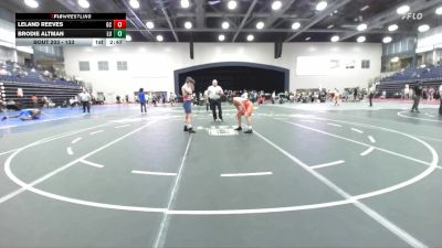 133 lbs Quarterfinal - Leland Reeves, Georgetown (KY) vs Brodie Altman, Liberty U