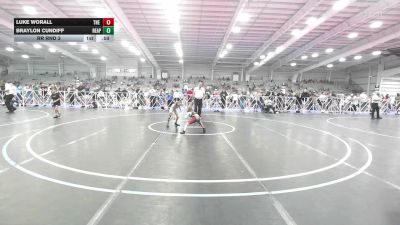 56 lbs Rr Rnd 3 - Luke Worall, The Fort Hammers vs Braylon Cundiff, Reaper Wrestling Club