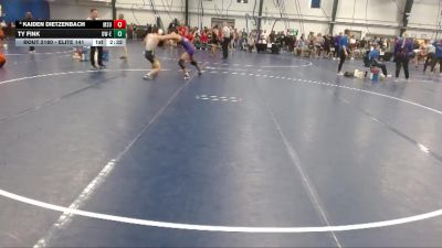Elite 141 lbs Cons. Round 6 - Ty Fink, Wisconsin-Eau Claire vs Kaiden Dietzenbach, Minnesota State