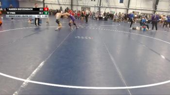 Elite 141 lbs Cons. Round 6 - Ty Fink, Wisconsin-Eau Claire vs Kaiden Dietzenbach, Minnesota State