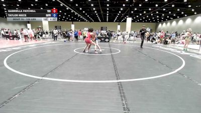 125 lbs Champ. Round 2 - Gabriella Patchell, Texans Wrestling Club vs Taylor Niece, Heart And Pride Wrestling Club