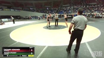 6A-132 lbs Quarterfinal - Zachary Keinonen, Newberg vs Mason Stucky, Sheldon