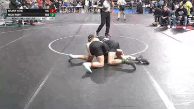 106 lbs Quarterfinal - Julian Tate, Phillipsburg vs Nico Patti, Pride Wrestling