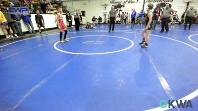 67 lbs 3rd Place - Cruz Canales, Claremore Wrestling Club vs Daxton Deckard, R.A.W.