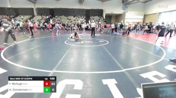 93 lbs Rr Rnd 7 - Fynn McHugh, Rebellion vs Hugh Zimmerman, Revival Yellow