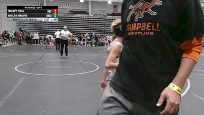 56 lbs Round 3 (8 Team) - Myles Travis, Grundy WC Black vs Wyatt Deal, Reaper WC