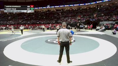 144 lbs Champ. Rd Of 16 - Brody Palm, Harrison vs Austin Rohrbach, Hil. Bradley