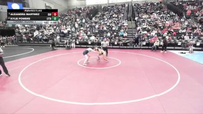 6A 135 lbs Champ. Round 1 - Alejandra Martinez, Davis vs Kylie Powers, Layton