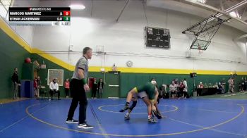 113 lbs Champ. Round 1 - Ethan Ackerman, Clay vs Marcos Martinez, Jonathan Alder