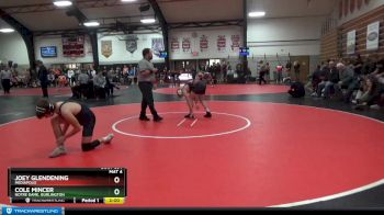132 lbs Cons. Round 2 - Cole Mincer, Notre Dame, Burlington vs Joey Glendening, Mediapolis