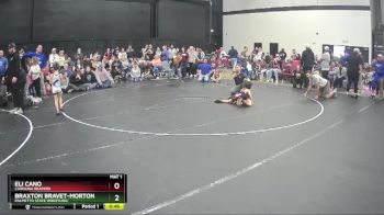 41 lbs Champ. Round 1 - Braxton Bravet-Morton, Palmetto State Wrestling vs Eli Cano, Carolina Reapers