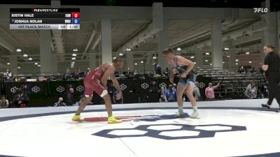 Masters B FS - 78 lbs 1st Place Match - Justin Hale, 512 Outlaw Wrestling vs Joshua Nolan, Wolves Wrestling Club