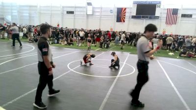 52 lbs Quarterfinal - Arrow Stam, DUB Wrestling vs Diego Coor, Manu WC