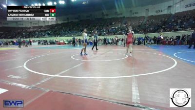 120 lbs Round Of 64 - Payton Patrick, Coweta vs Armani Hernandez, Altus JH