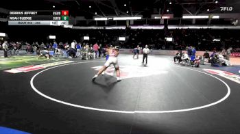 285 lbs Cons. Round 2 - Noah Sledge, Curtis vs Derrius Jeffrey, Grandview