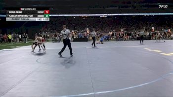 D3-138 lbs Champ. Round 1 - Bear Geibe, Constantine vs Kaelen Harrington, Birch Run