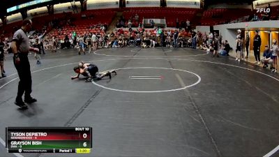 52 lbs Round 3 (8 Team) - Tyson Depietro, Neighborhood vs Grayson Bish, DWA