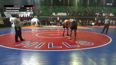 5A 285 lbs Semifinal - Kalub Blanding, Hayden vs Jordan Mckinney, Corner