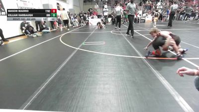 64 lbs Round Of 16 - Mason Madrid, Team Tulsa Wrestling Club vs Killian Harbaugh, HURRICANE WRESTLING ACADEMY