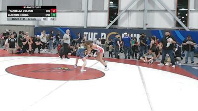 87 lbs Cons. Quarters - Izabella Deleon, Othello Wrestling Club vs Jaelynn Orgill, Deer Park Ironman Wrestling Club