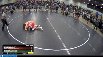 92 lbs Semifinal - Jeremy Carver, Delta Wrestling Club Inc. vs Jaxsen Bailey, South Side Wrestling Club