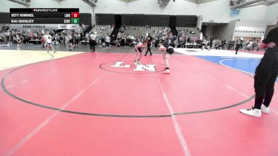 127-I2 lbs Semifinal - Jett Kimmel, Linden Street Wrestling Club vs Kai Quigley, Centurion