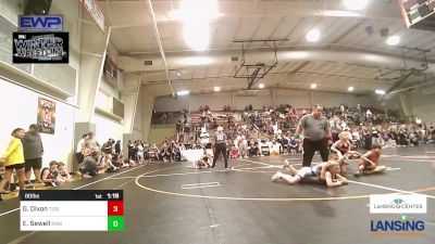 80 lbs Round Of 16 - Greyson Dixon, Tiger Trained Wrestling vs Emerson Sewell, Raw Wrestling Club