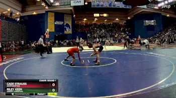 106 lbs Champ. Round 1 - Riley Keen, Liberty Christian vs Cade Strauss, Northampton