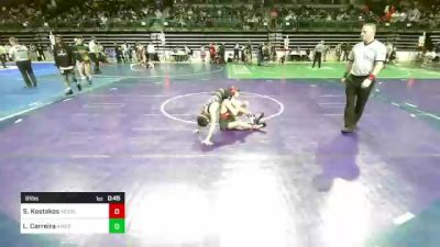 91 lbs Consi Of 8 #1 - Shane Kostakos, Mount Olive vs Logan Carreira, American