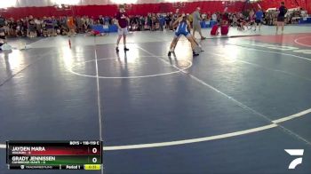 118-119 C Round 3 - Jayden Mara, Waukon vs Grady Jennissen, Cambridge-Isanti