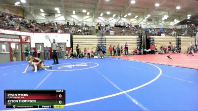 76-77 lbs Round 1 - Jysen Myers, Contenders WA vs Kyson Thompson, CIA