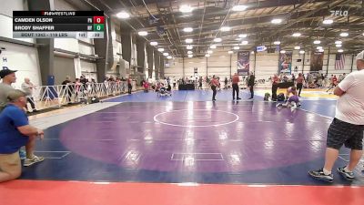 119 lbs Consolation - Camden Olson, PA vs Brody Shaffer, NY