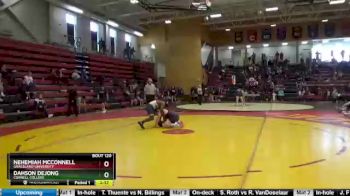 174 lbs Cons. Round 2 - Nehemiah Mcconnell, Graceland University vs Dahson Dejong, Cornell College