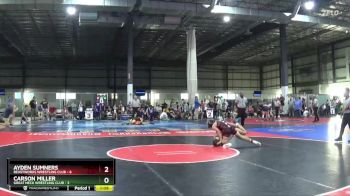 120 lbs Round 1 (4 Team) - Carson Miller, GREAT NECK WRESTLING CLUB vs Ayden Sumners, BEASTWORKS WRESTLING CLUB