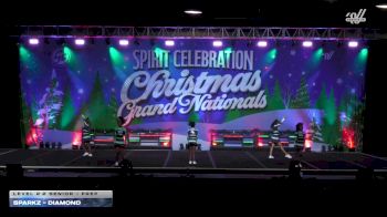 SPARKz - Diamond [2025 L2.2 Senior - PREP] 2025 Spirit Celebration Christmas Grand Nationals