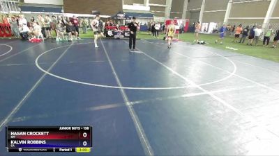 138 lbs Cons. Round 2 - Hagan Crockett, NM vs Kalvin Robbins, CA