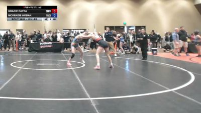 125 lbs Cons. Sub-quarters - Gracie Payea, Crash Girls Wrestling Club vs McKenzie Hodak, Bad Karma