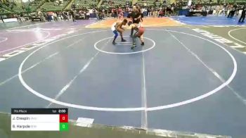 145 lbs 7th Place - Jonathan Crespin, Jaguars Wrestling Club vs Geiner Harpole, Redmond High School