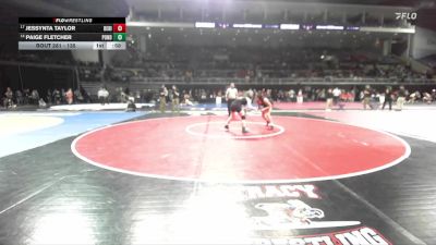 135 lbs Cons. Round 2 - Paige Fletcher, Ponderosa vs Jessynta Taylor, Bear River