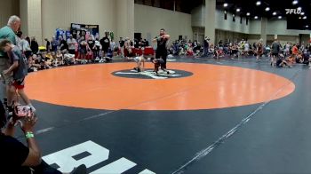 50 lbs Round 3 (8 Team) - Jussiah Bartholomew, Alabama Elite Black vs Blaise Bonnet, Eagle Wrestling Academy