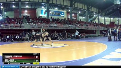 190 lbs Round 2 (4 Team) - Zander Lockling, Hastings vs Ben Uher, Manhattan HS