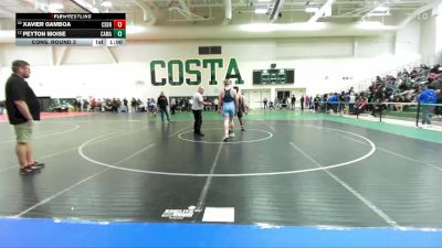 215 lbs Cons. Round 3 - Xavier Gamboa, CSDR vs Peyton Moise, Camarillo