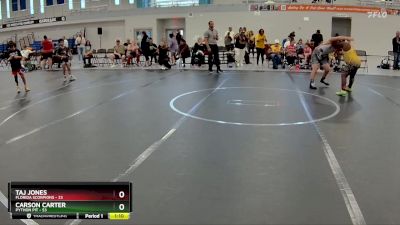 130 lbs Round 4 (6 Team) - Taj Jones, Florida Scorpions vs Carson Carter, Python Pit